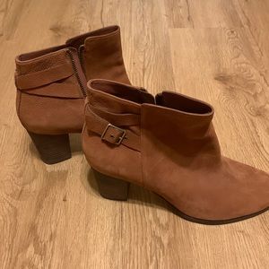 Cole Haan Brown Suede Ankle Boots